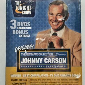 The Ultimate Collection Johnny Carson The Tonight Show 3 DVDs Plus Extra DVD NEW